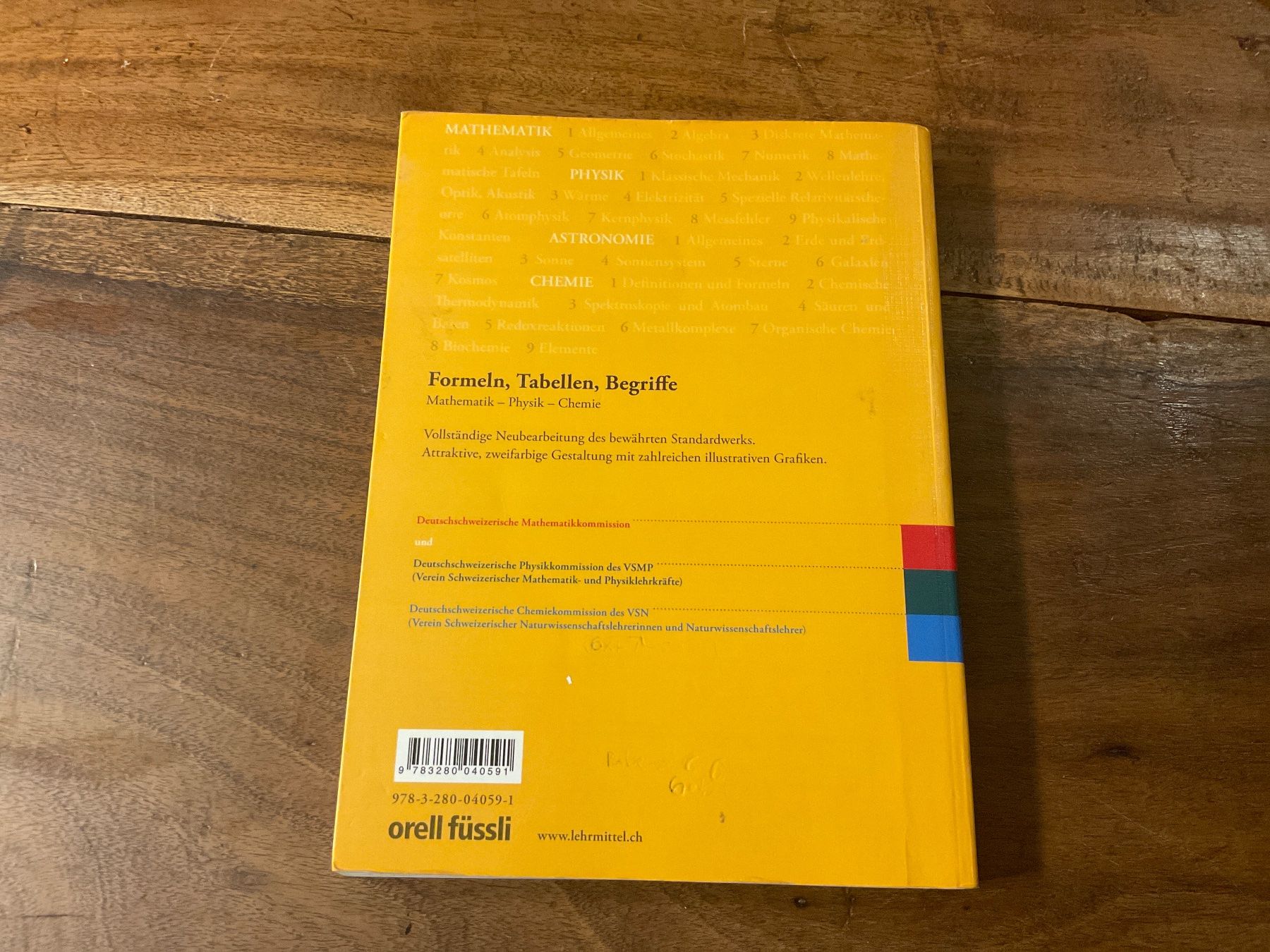 Libri: Formeln,Tabellen,Begriffe Orell füssli – Usato da Avenches venduto da Optimus_ 1