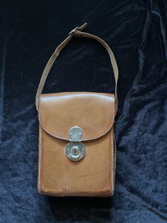 1940s Vintage Kodak leather camera case