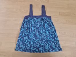 Umstands-Trägertop Damen Blumenmuster blau - Grösse L