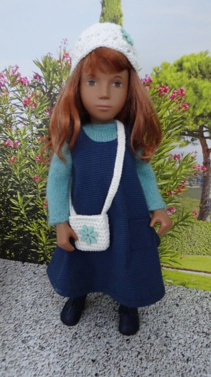 Getuse Puppenkleid Für 1/3 Puppen | Abendkleid Set | Mit Hut & Strümpfen | Handgefertigt