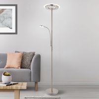 Edle LED Stehleuchte EGLO Ring und Leseleuchte