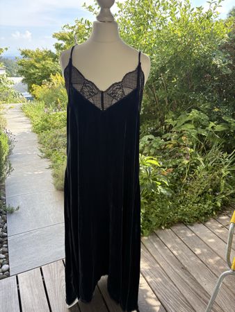 Samt-Kleid mit Spitze von Zadig & Voltaire