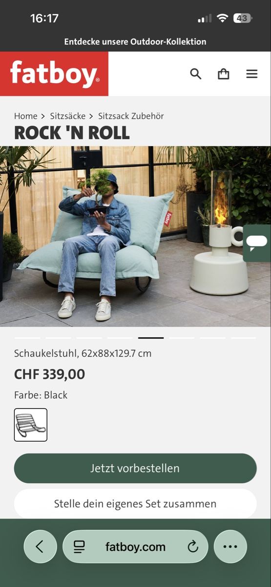Autre balançoires de jardin: Fatboy Zubehör – D'occasion à Lachen SZ par Ch.R. 1