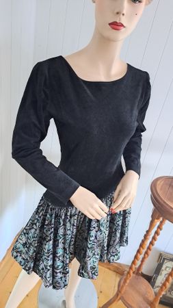 80s vtg Cocktailkleid Kleid Dress S 34 36 Festkleid