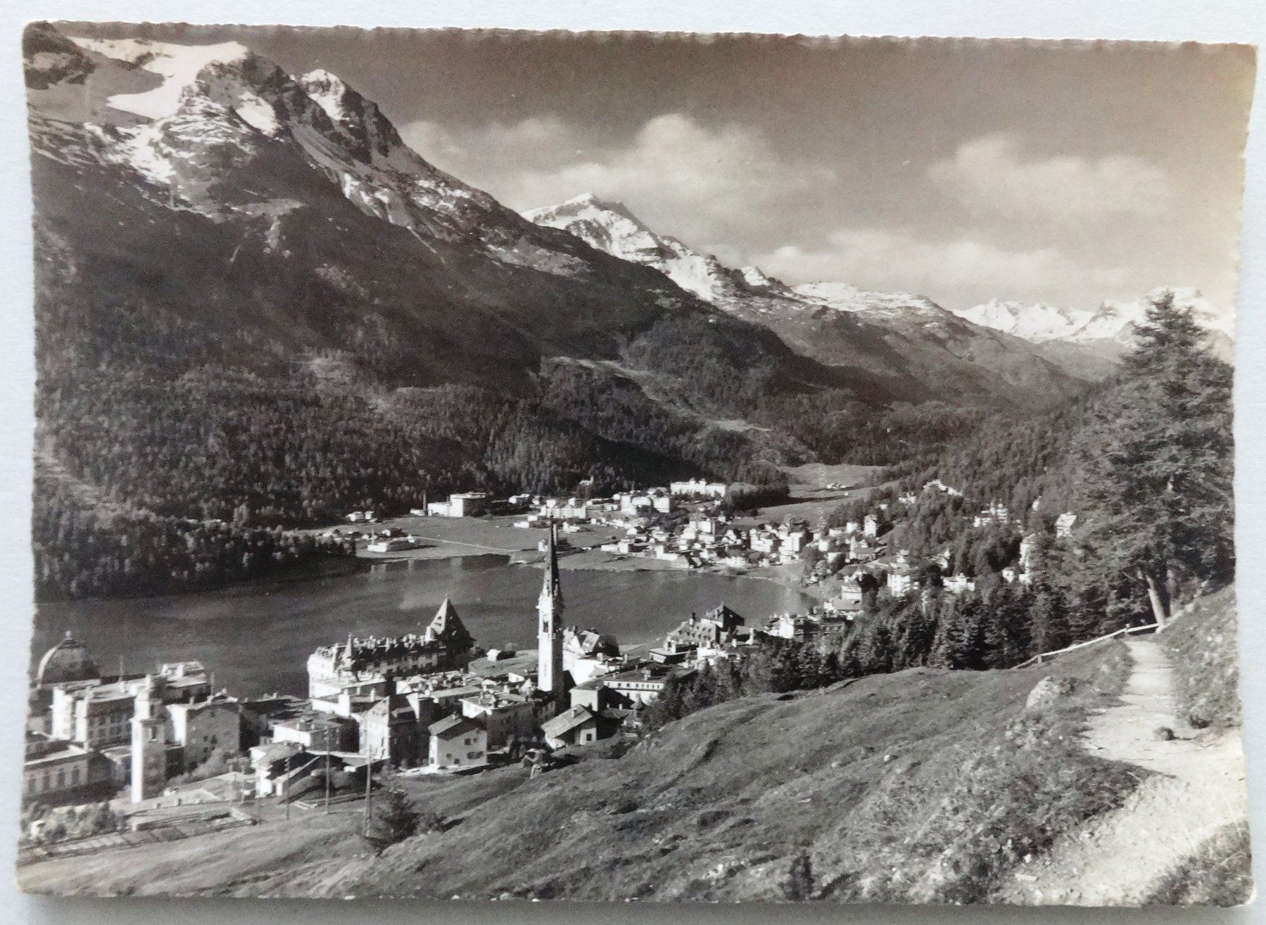 Cartes postales: St. Moritz Dorf und Bad – D'occasion à Fétigny par Billy2miny