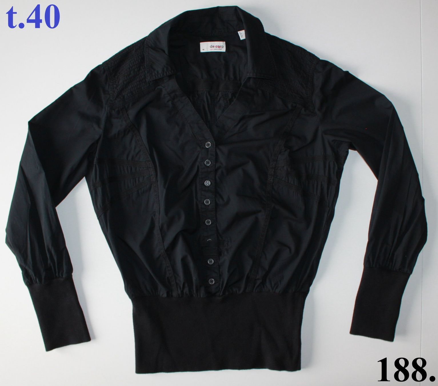 Esprit Blusen: Chemise noire ESPRIT de Corp  t. 40 – Gebraucht aus Peseux von Gilloss