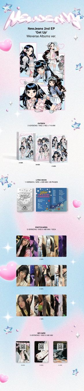 CD: K-Pop NewJeans 2nd EP Weverse Edition Version A, B & C – Usato da Mellingen venduto da superwinter 3