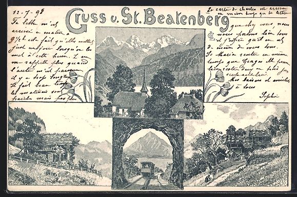 Cartes postales: St. Beatenberg, verschiedene Ansichten,  – D'occasion à Berlin par bartko-reher