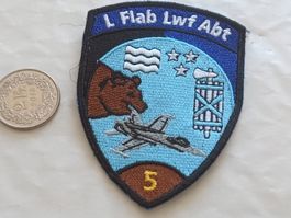 Ecusson militaire Suisse L Flab Lwf Abt 5 avion Flugzeug 