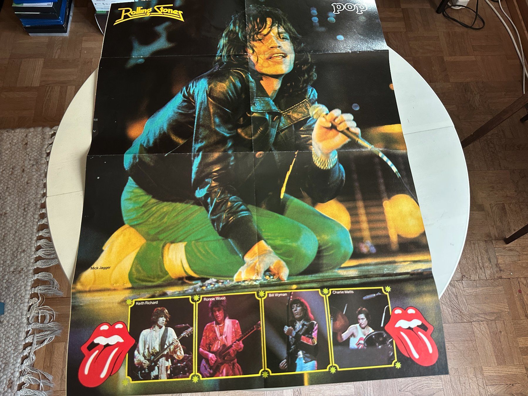 Poster & Bilder: ROLLING STONES MICK JAGGER original Poster POP SCHLÜMPFE – Gebraucht aus Basel von Partridge