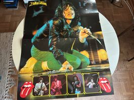 ROLLING STONES MICK JAGGER original Poster POP SCHLÜMPFE