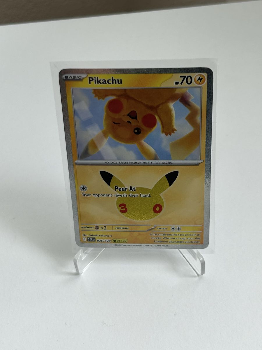 Pokémon Carte collezionabili: Pikachu 30th Celebration 04/30 – Nuovo (secondo la descrizione) da Aarau venduto da Gr07