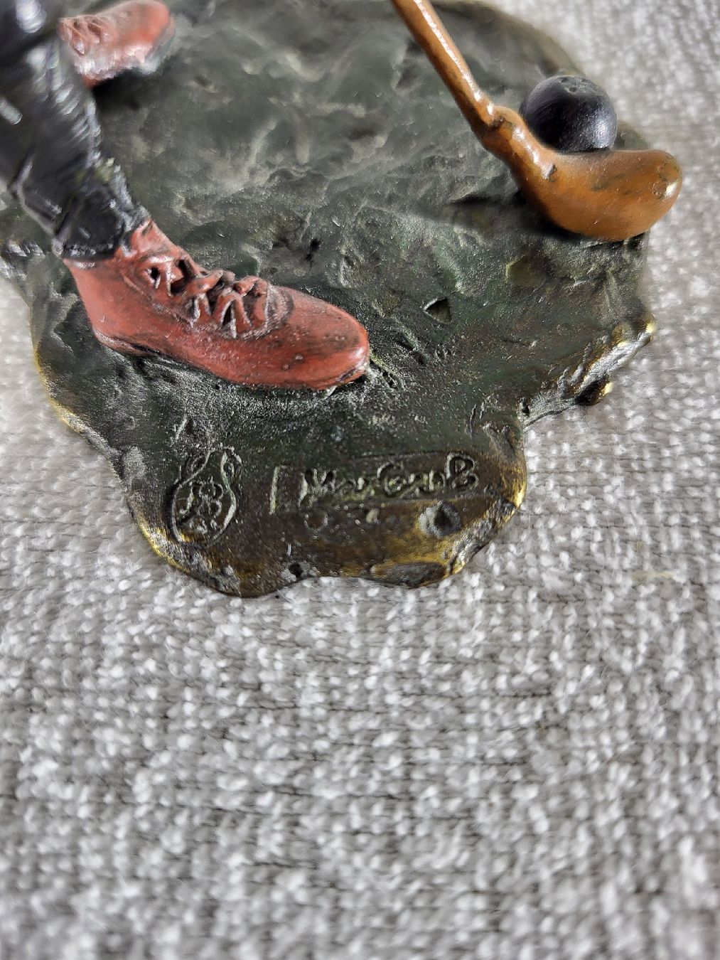 Sculture & Statue: Wiener Bronze Golfer – Usato da Grindelwald venduto da lego9 3