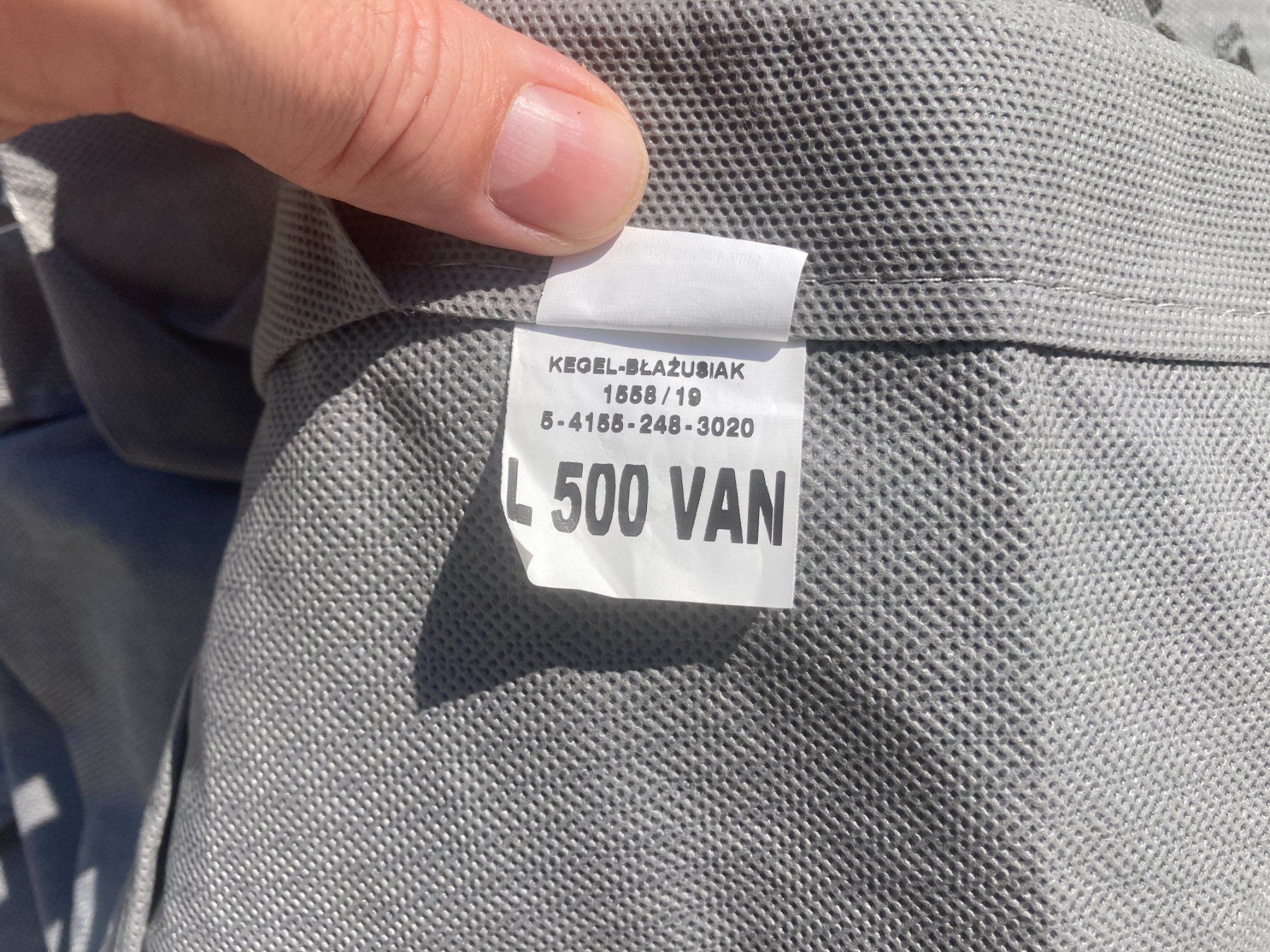 Coperture: Autoabdeckplane - Autoabdeckung L 500 VAN - 1 x gebraucht – Usato da Muri AG venduto da Murianer01 2