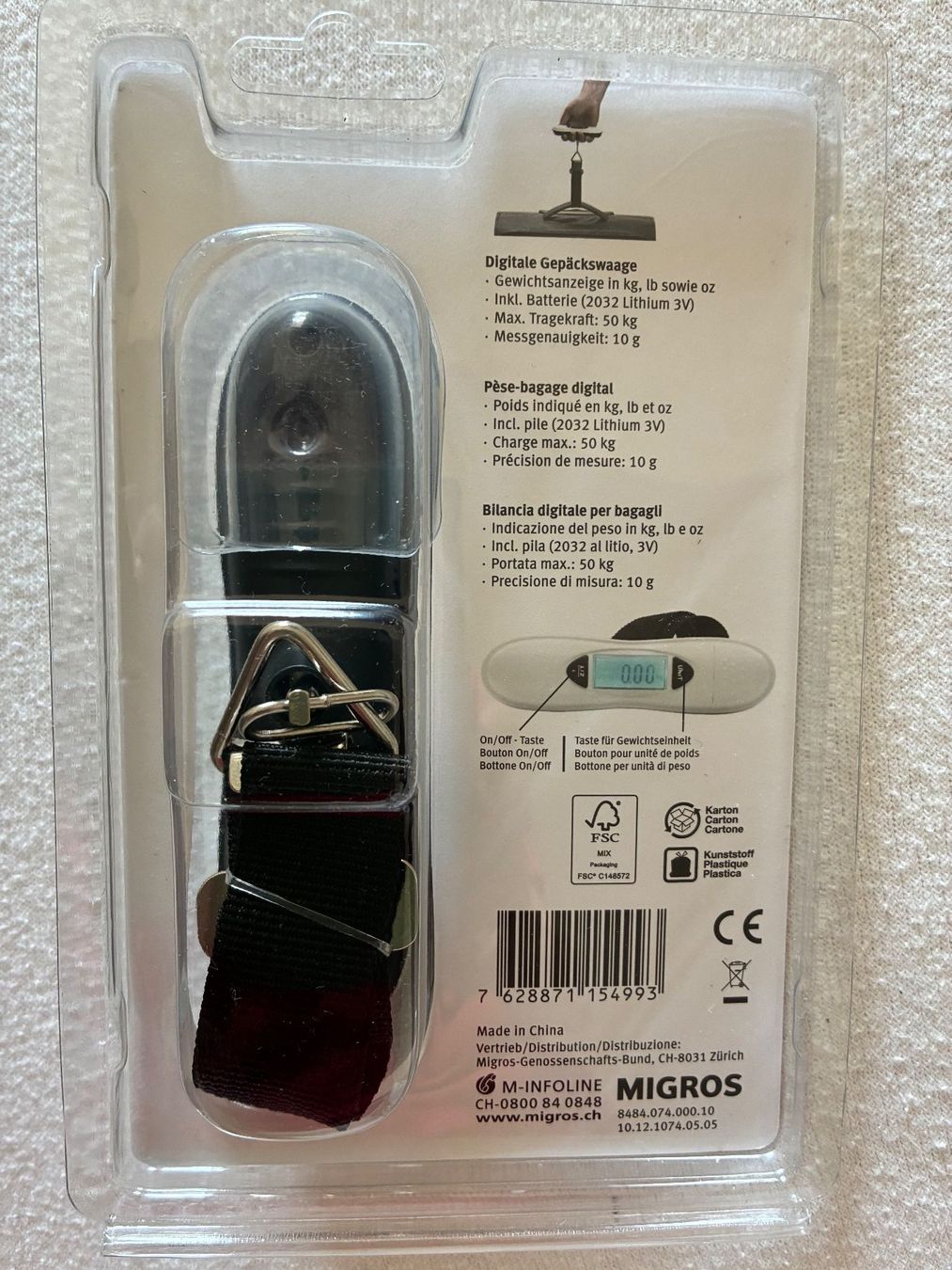 Altre valigie & borse da viaggio: Gepäckwaage – Nuovo e nell'imballaggio originale da Wetzikon ZH venduto da chris7pat 1
