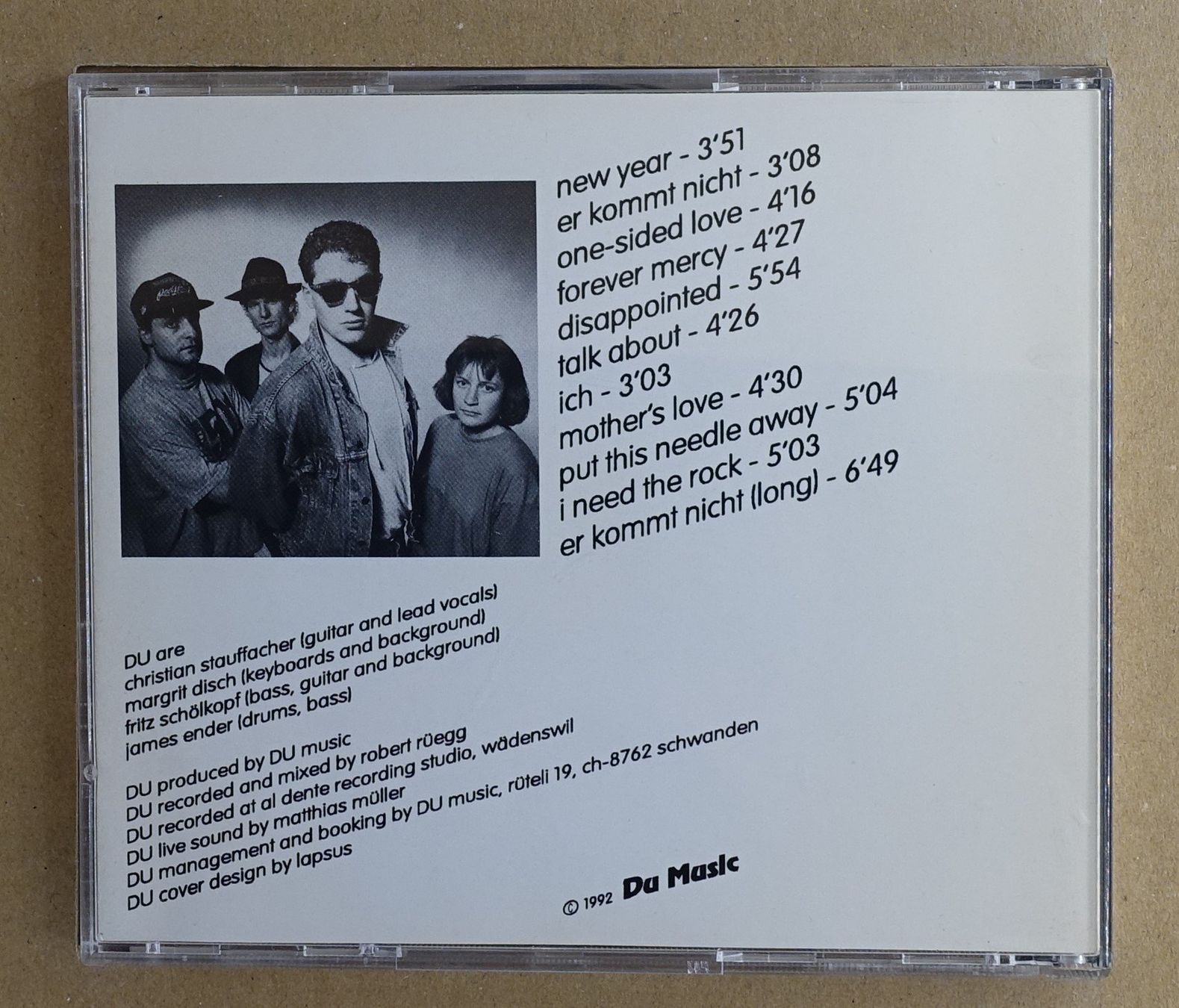 CD: DU - Talk About - Schweiz (GL) - F36 – Usato da Sessa venduto da fraenklishop 1