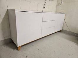 Sideboard mit Holz Unterbau (Micasa)
