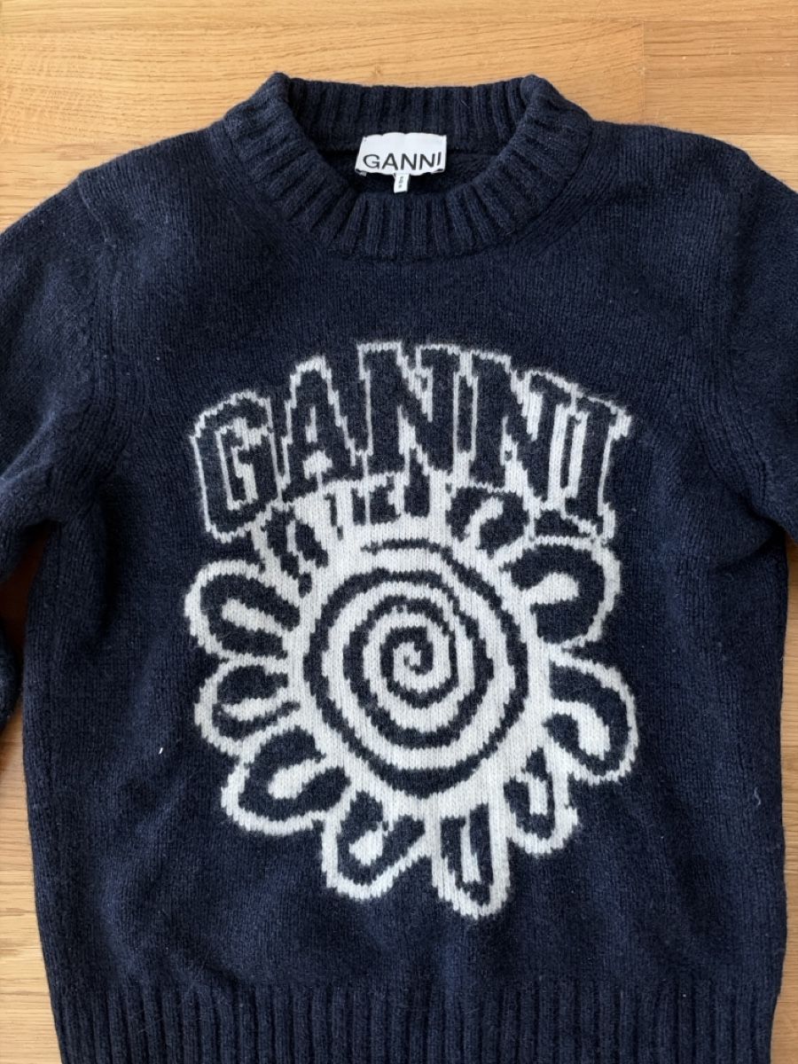 Ganni Pullover & Sweatshirts: GANNI Wollpullover Navy – Neu (gemäss Beschreibung) aus Dübendorf von lom_z5kz 1