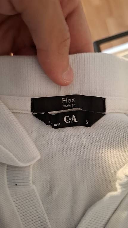 Magliette Polo: Polo blanc C&A Flex  taille S – Usato da Fleurier venduto da die_gg95 1