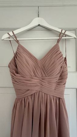 Abendkleid in Altrosa
