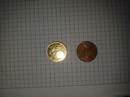 Goldene 2 Cent Sondermünze 2002, Fehlprägung?