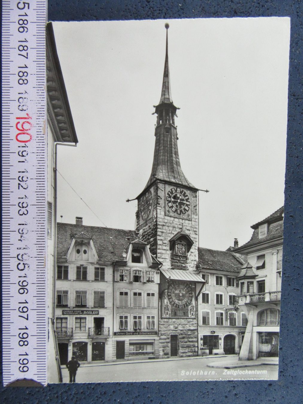 Cartoline postali: SOLOTHURN SO AK ZEITGLOCKENTURM 1959 – Usato da Ettingen venduto da Hausi4711