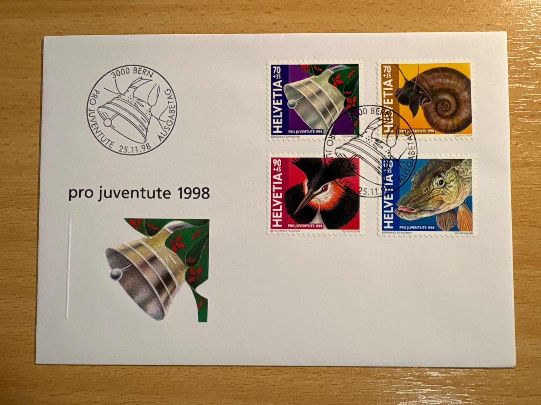 Tutti i francobolli: Pro Juventute Briefmarken-Satz 1998, Top! – Usato da Ibach venduto da lisch3