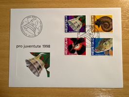 Pro Juventute Briefmarken-Satz 1998, Top!