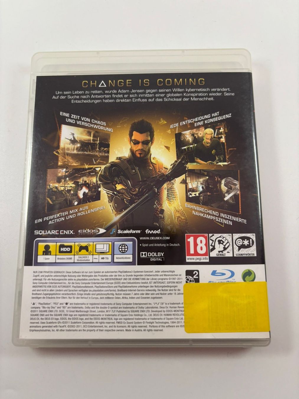 Giochi: Deus Ex Human Revolution (PS3) – Usato da Herisau venduto da Seyashop1 2