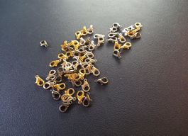 200x Karabinerhaken Schmuck 16mm - Fermoir mousqueton