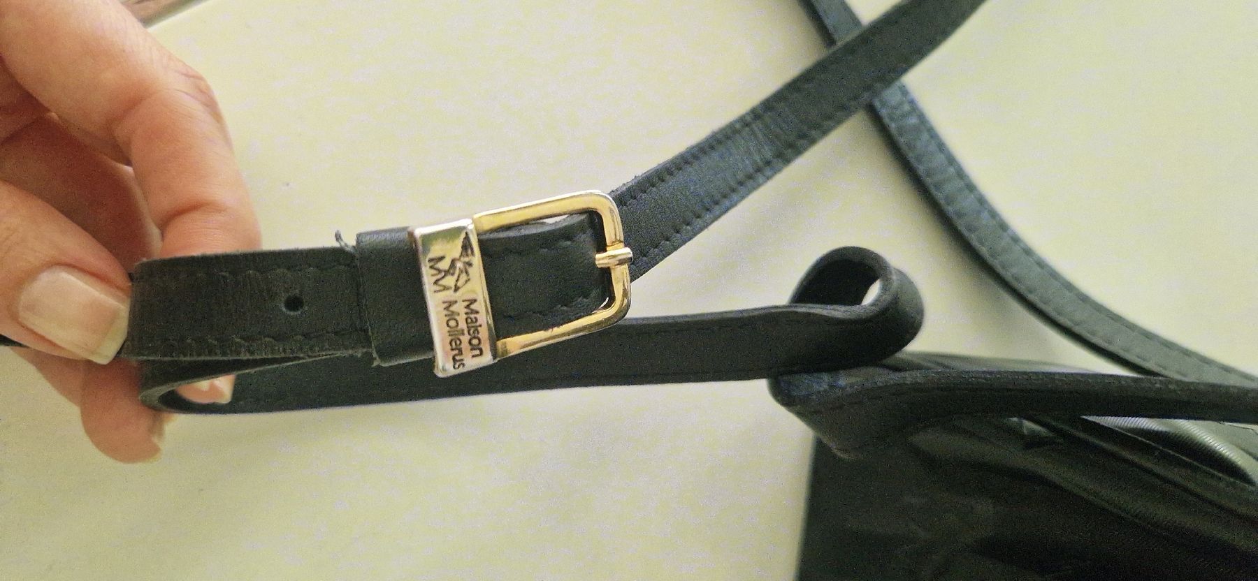 Maison Mollerus Borse da donna: Maison Mollerus, mini Umhängetasche Schwarz – Usato da Zug venduto da p_lauda 9