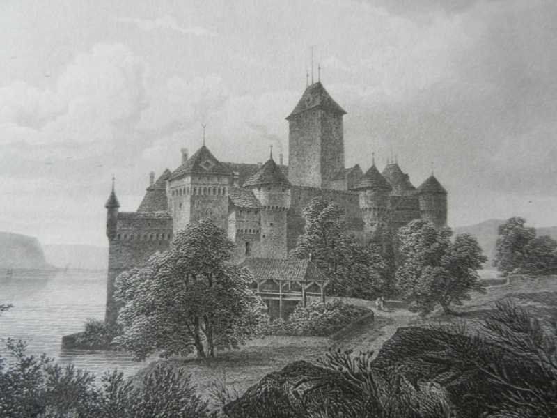 Stiche: Schloss Chillon château – Gebraucht aus Risch von Rischli15 7