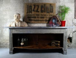 Jute auf Rahmen "Jazz Club" 110 x 71 cm