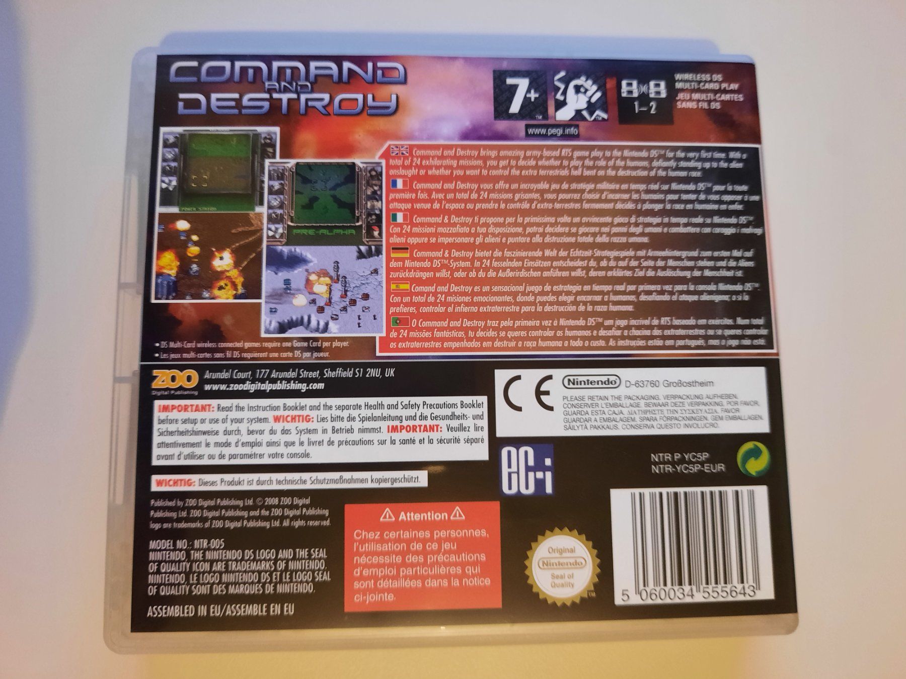Nintendo Giochi: Command & Destroy /DS – Usato da Münchenstein venduto da 2DGames 1