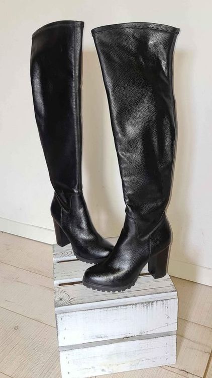 Bottes En Cuir Mugler - Pointure 39 - Bordeaux - Neuf Dans Son Emballage D'Origine