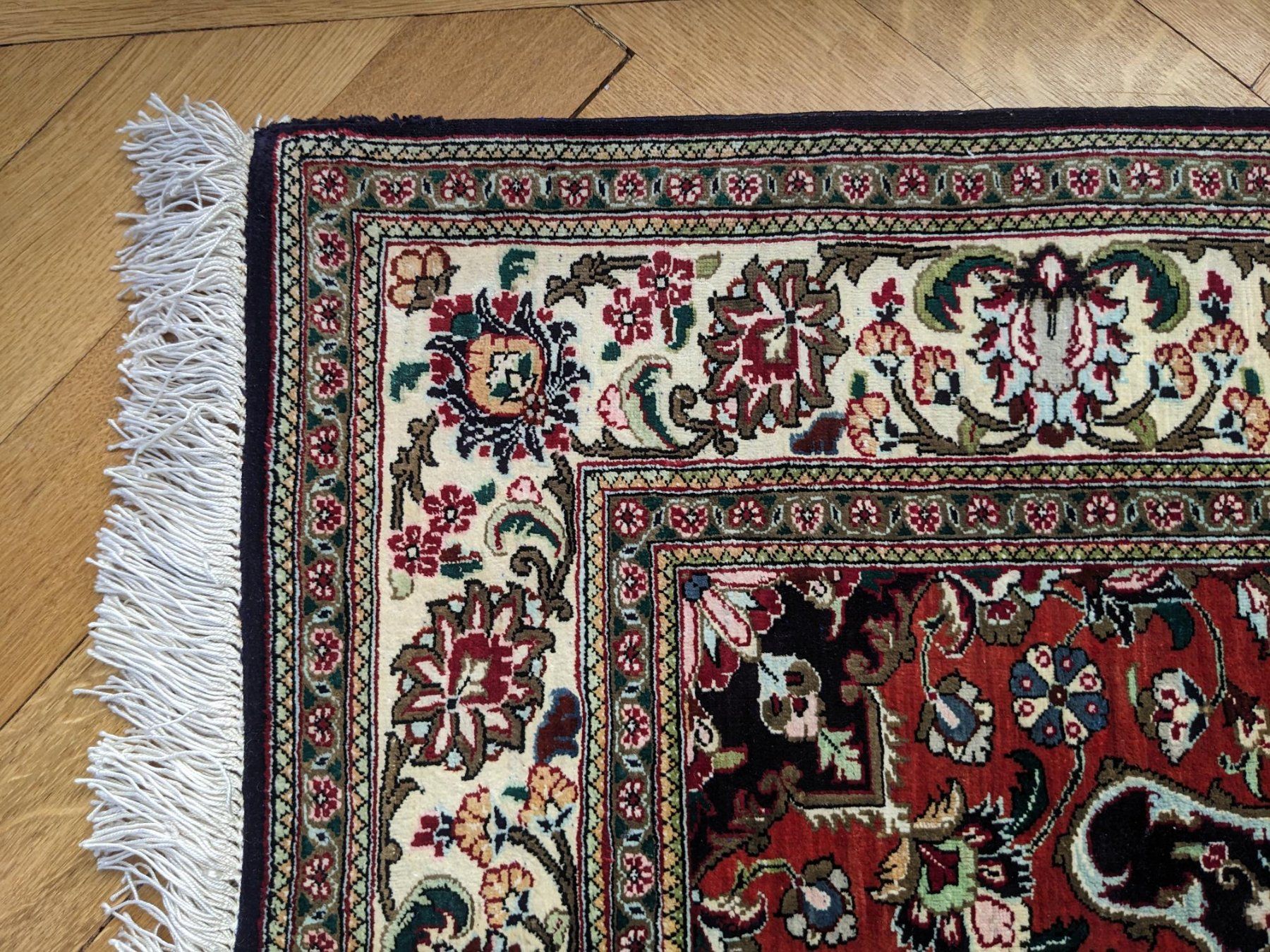Teppiche: Ghom Seidenteppich, Iran, Handgeknüpft – Gebraucht aus Ennetbaden von and_2bs9 5