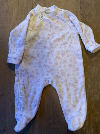 Kuschelpyjama Grösse 68 mit Reissverschluss