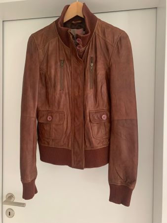 Saint Tropez Lederjacke, Grösse L, Top Zustand!