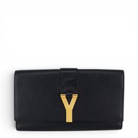 Saint Laurent Chyc Clutch schwarz