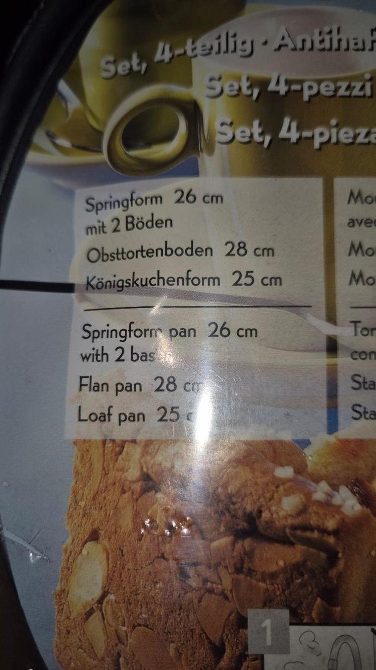 Teglie da forno: Runde und lange Backformen NEU – Usato da Intragna venduto da Digger3 1