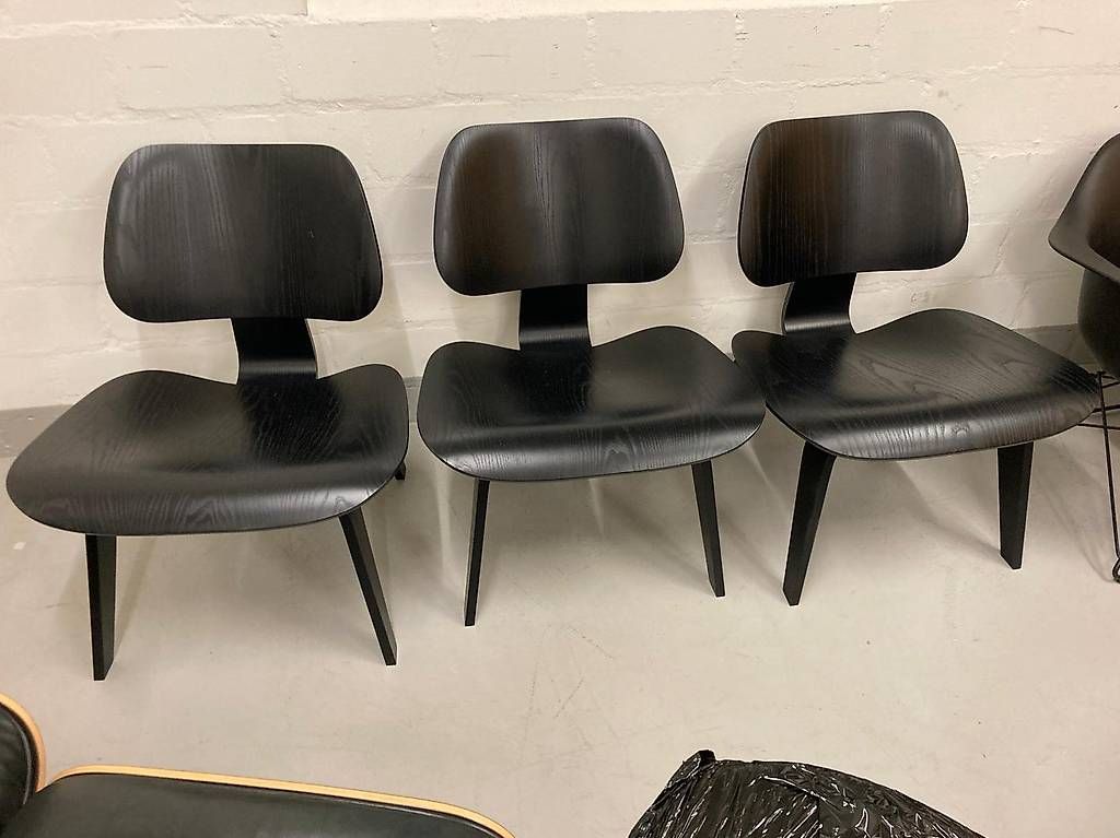 Vitra Stühle: 3x Original Vitra Eames LCW Lounge Chair – Gebraucht aus Urdorf von Kuoni2002