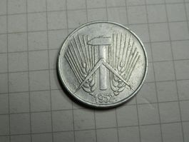 Deutschland - DDR 1 Pfennig, 1952 neuwertig