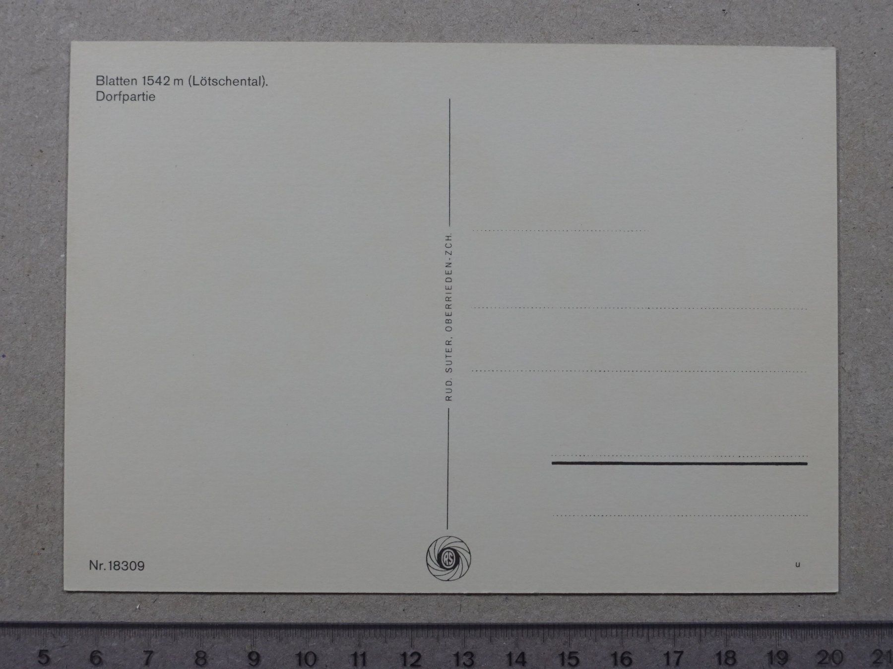 Cartoline postali: Blatten, Lötschental – Usato da Lenzburg venduto da fh1 1