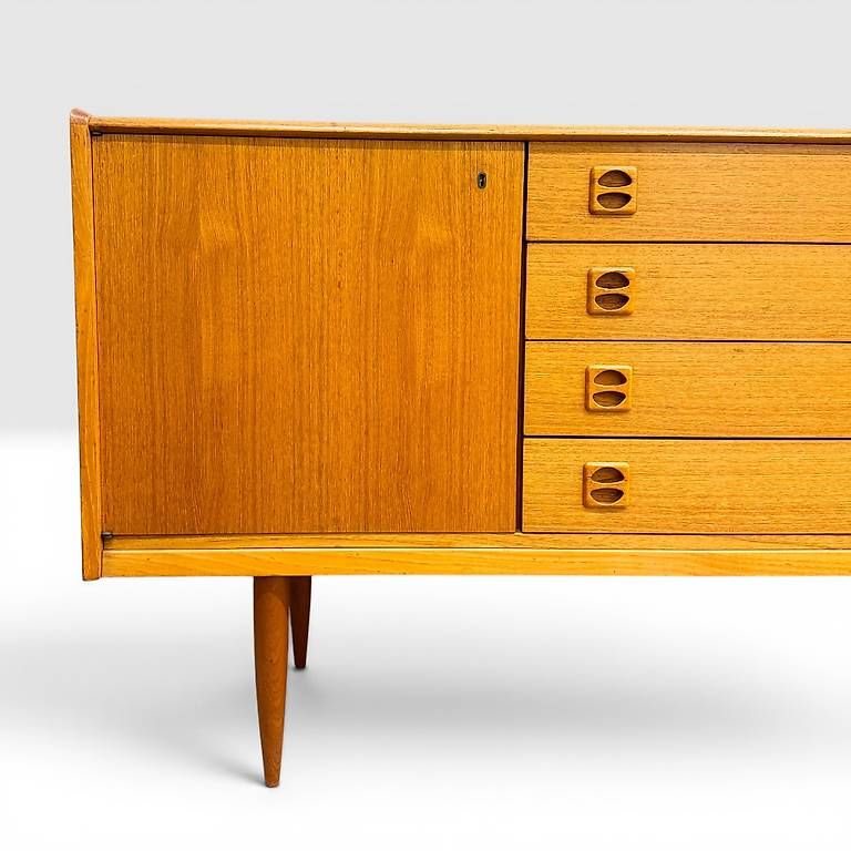 Commodes: Mid Century teak Sideboard – D'occasion à basel par vintory.ch 5