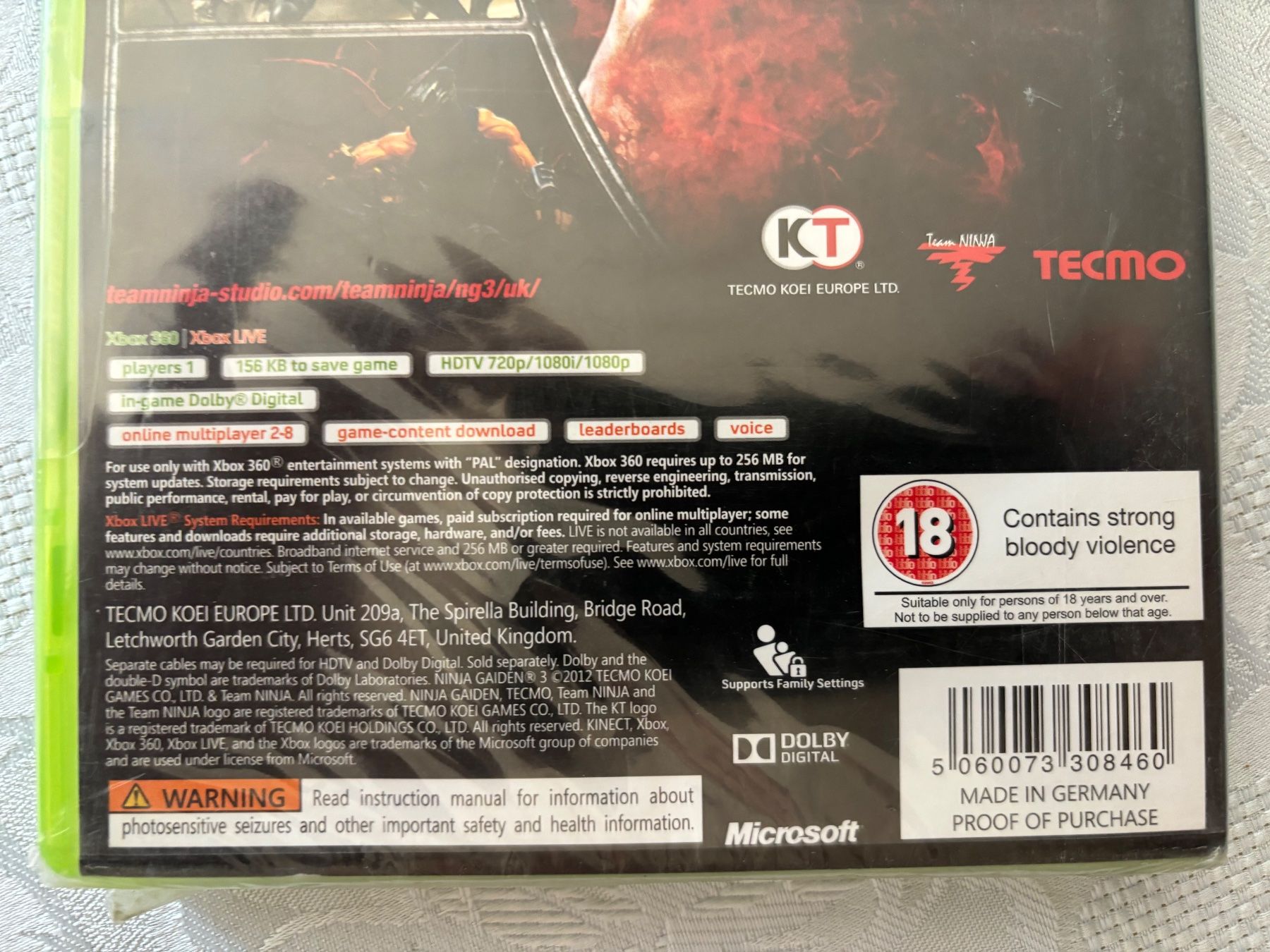 Giochi: Ninja Gaiden 3 (NEU) – Nuovo e nell'imballaggio originale da Frenkendorf venduto da Fionchen 4