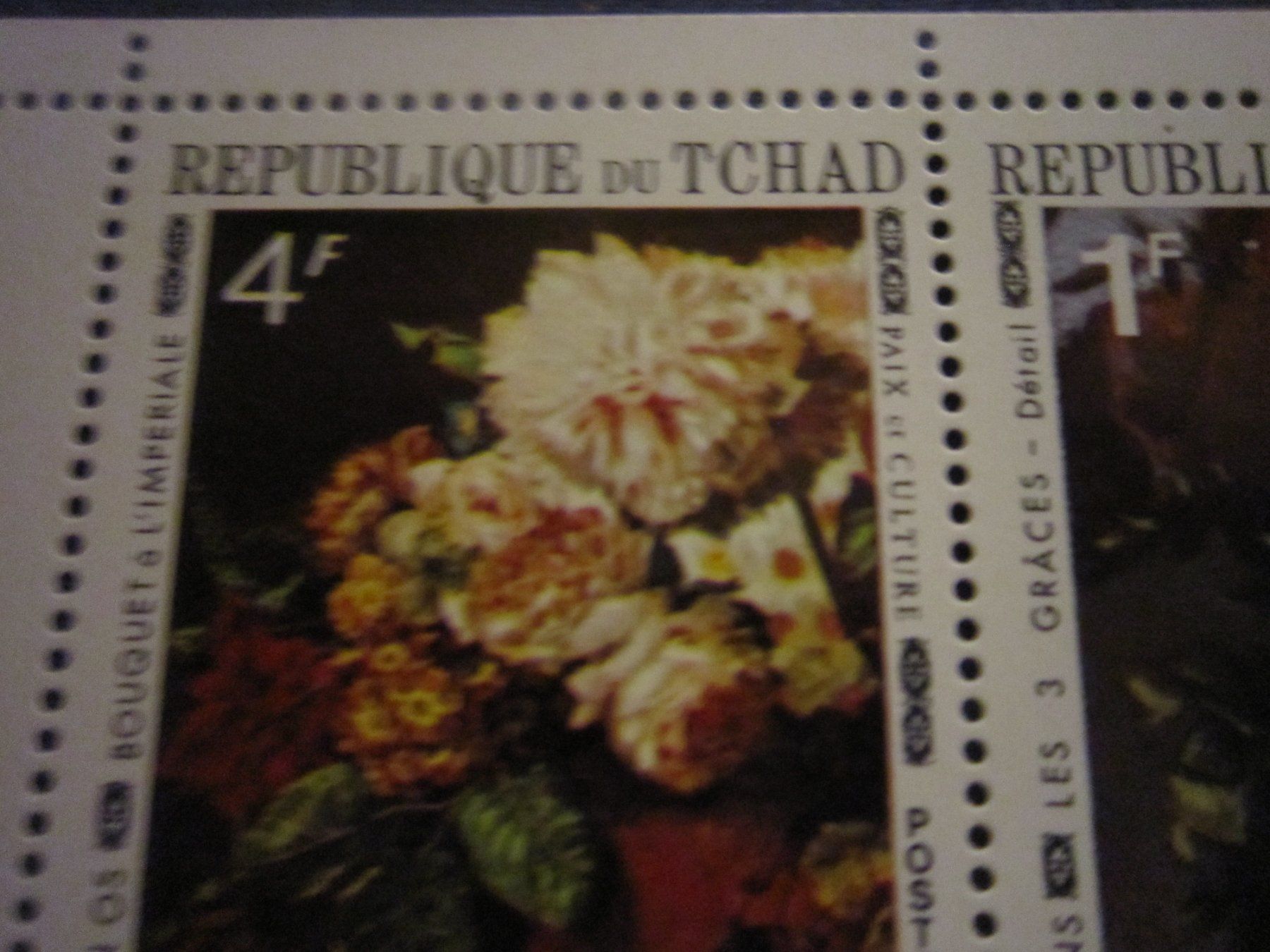 Alle Briefmarken: MK1 schöne Belege TSCHAD postfrisch – Gebraucht aus Gordola von Polentaefung 4