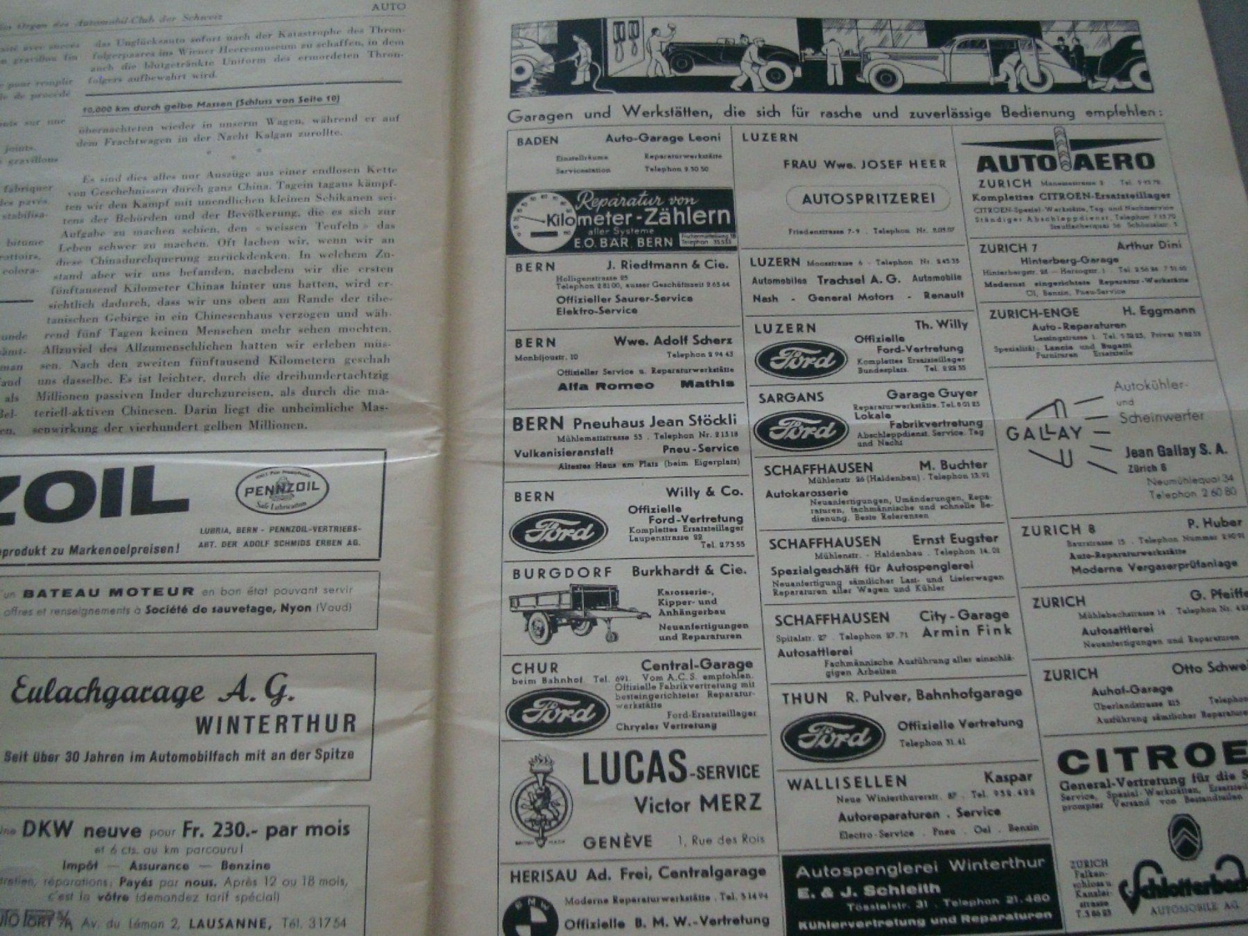 Zeitschriften & Magazine: Zeitung - Auto - ACS - 1940 - Heft Nr. 13/14 – Gebraucht aus Neuenegg von flohcante 4