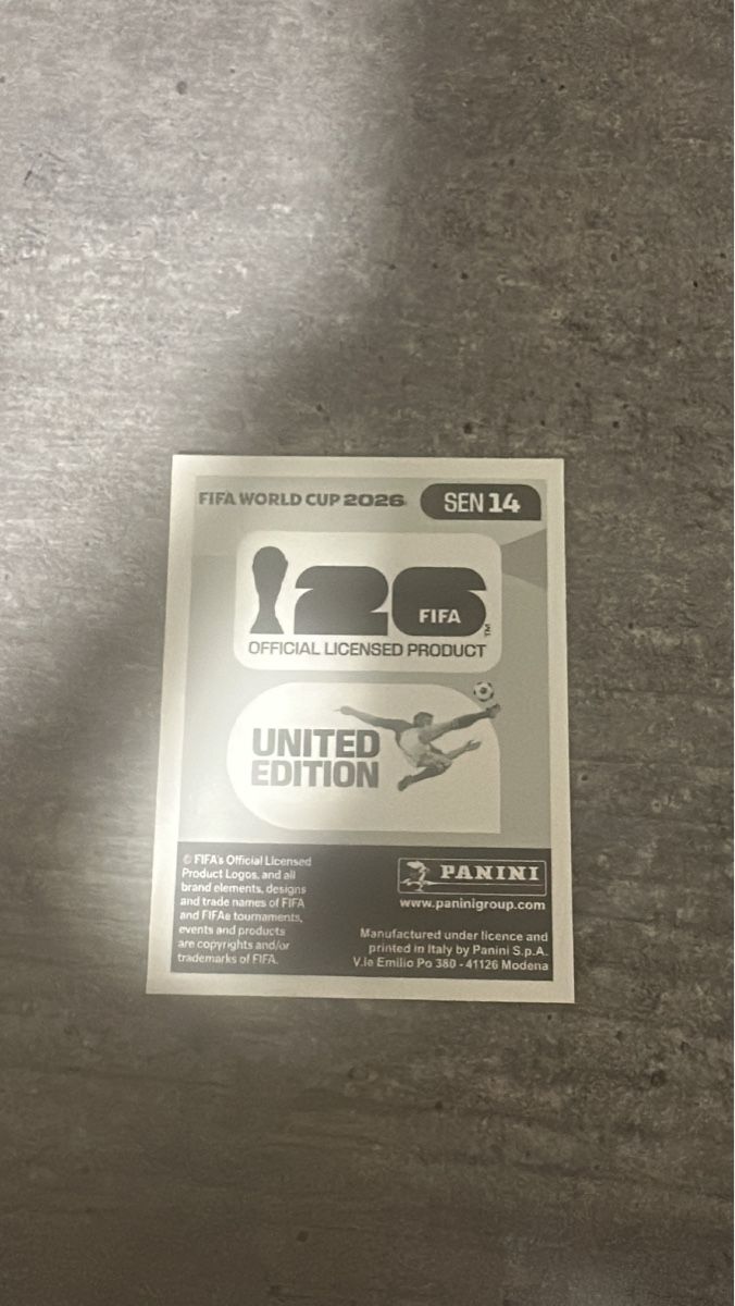 Panini Carte collezionabili: SEN 14 , FIFA WORLD CUP 2026 PANINI  – Nuovo (secondo la descrizione) da Frauenfeld venduto da 1PegPeg1 1