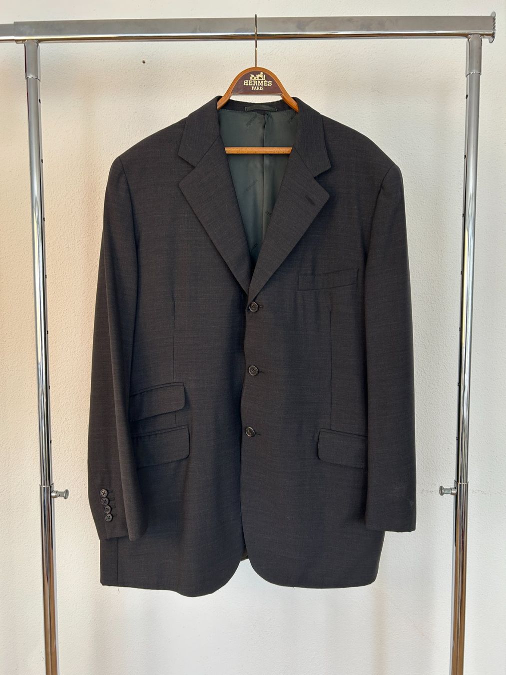Hermès Jacken: Hermès Grey Wool Suit Blazer – Gebraucht aus Bern von kurtikobolt74
