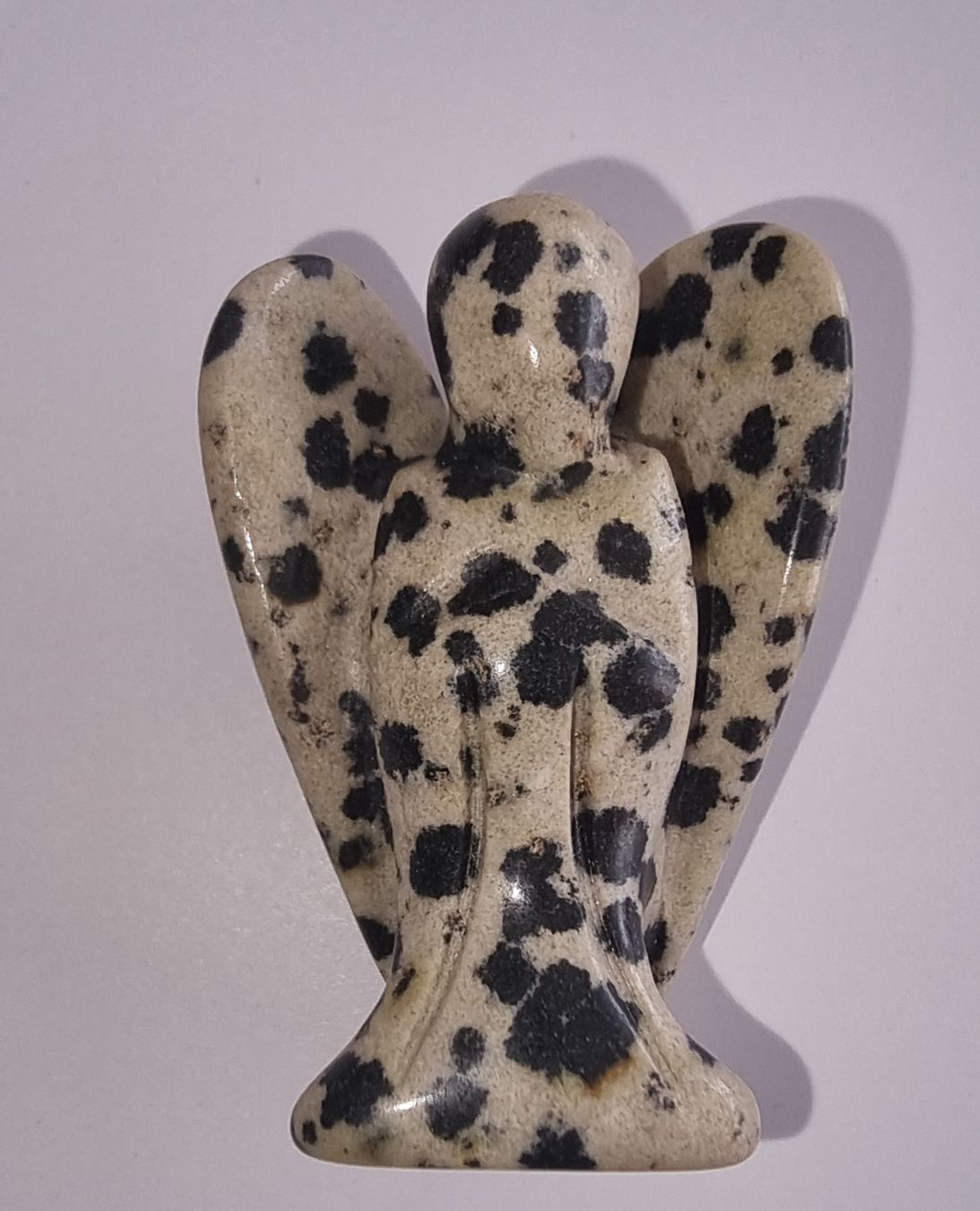 Statuette: Dalmatiner Jaspis Aplit Engel Statue / Figur – Nuovo e nell'imballaggio originale da Menziken venduto da Mirager